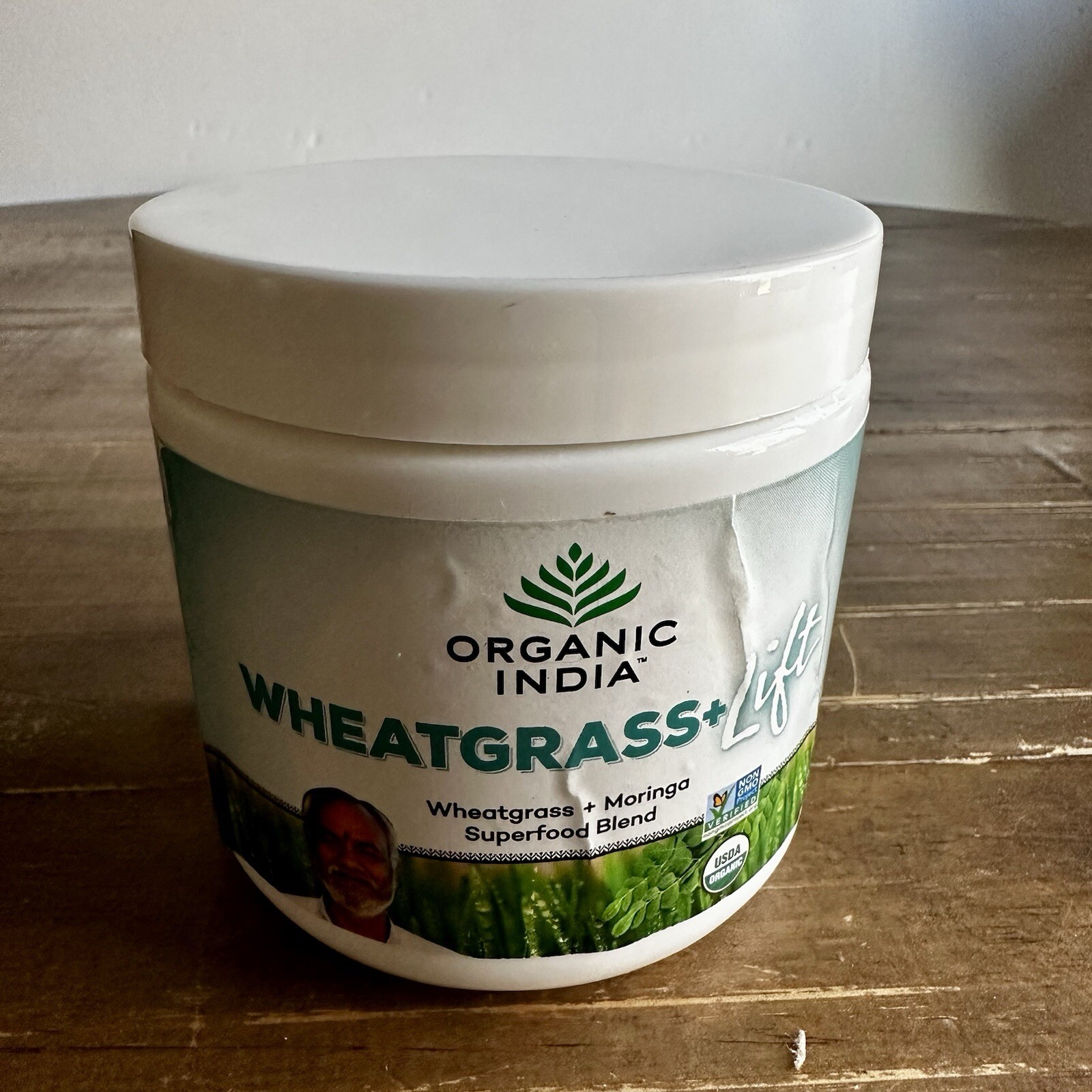 Organic India Wheatgrass+ Lift Superfood Blend Moringa 5.29 oz Supplement New