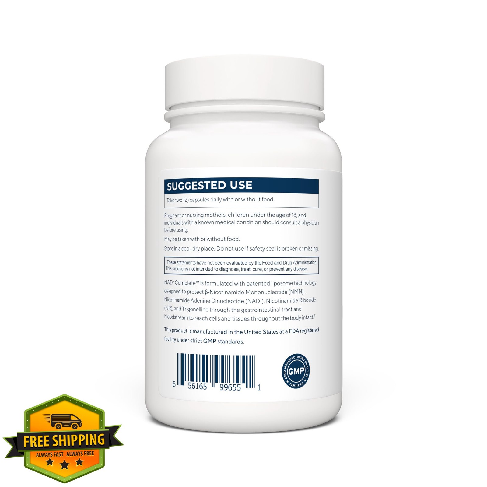 Renue NAD+ Complete Liposomal Capsules 120ct