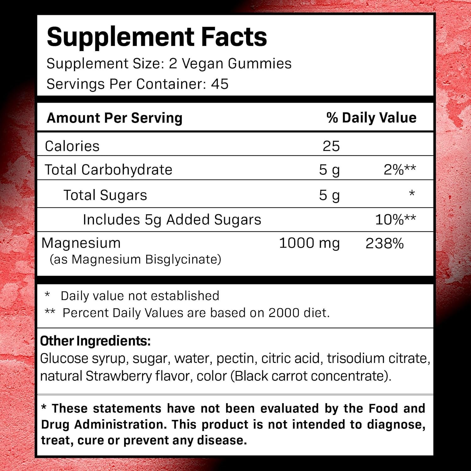 Magnesium Glycinate Gummies, 1000 mg – Magnesium Supplement to Support Relaxatio