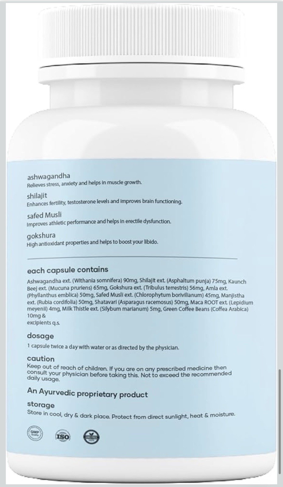 Mars Surge Max Caps Natural Mineral Supplement for Energy and Vitality