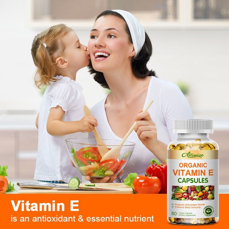 Vitamin E 400IU 120 Softgels – Anti Aging, Antioxidant, Immune Support, Eye Care