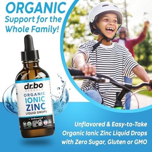Zinc Supplements Liquid Drops Organic – Pure Organic Ionic Liquid Zinc Suppleme