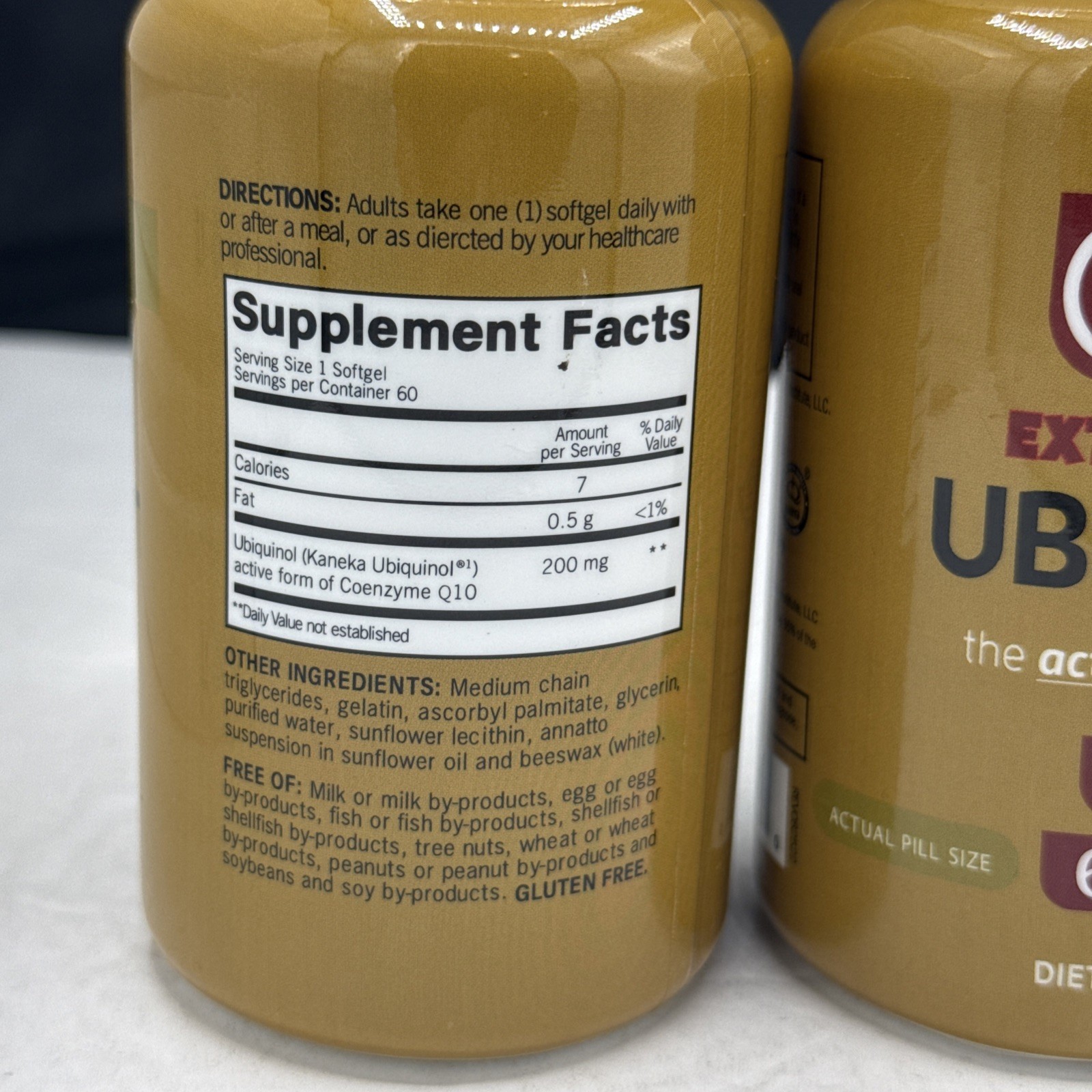 2 Ubiquinol, Qunol Extra Strength 200 mg. (60 Softgels X 2) EXP 08/2026 (a)