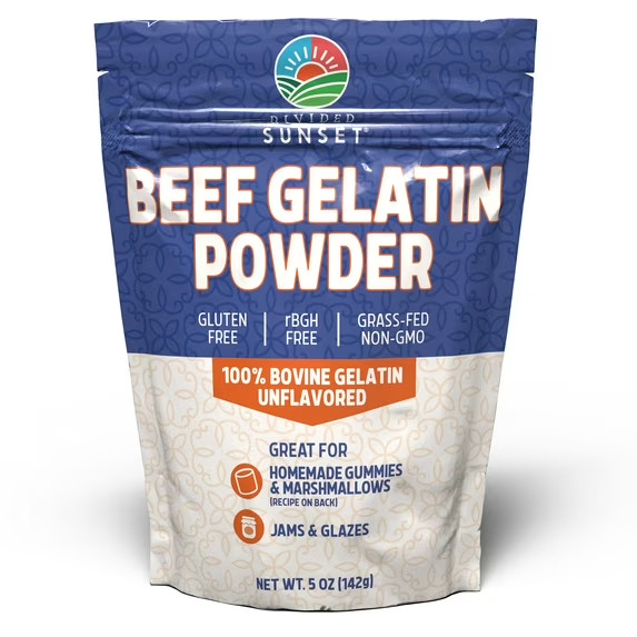 Unflavored Beef Gelatin Powder 5 oz (142g) Protein Collagen Baking Supplement