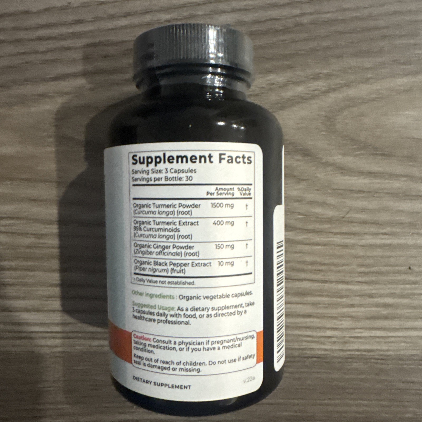 why not natural turmeric Curcumin Supplement exp 07/28