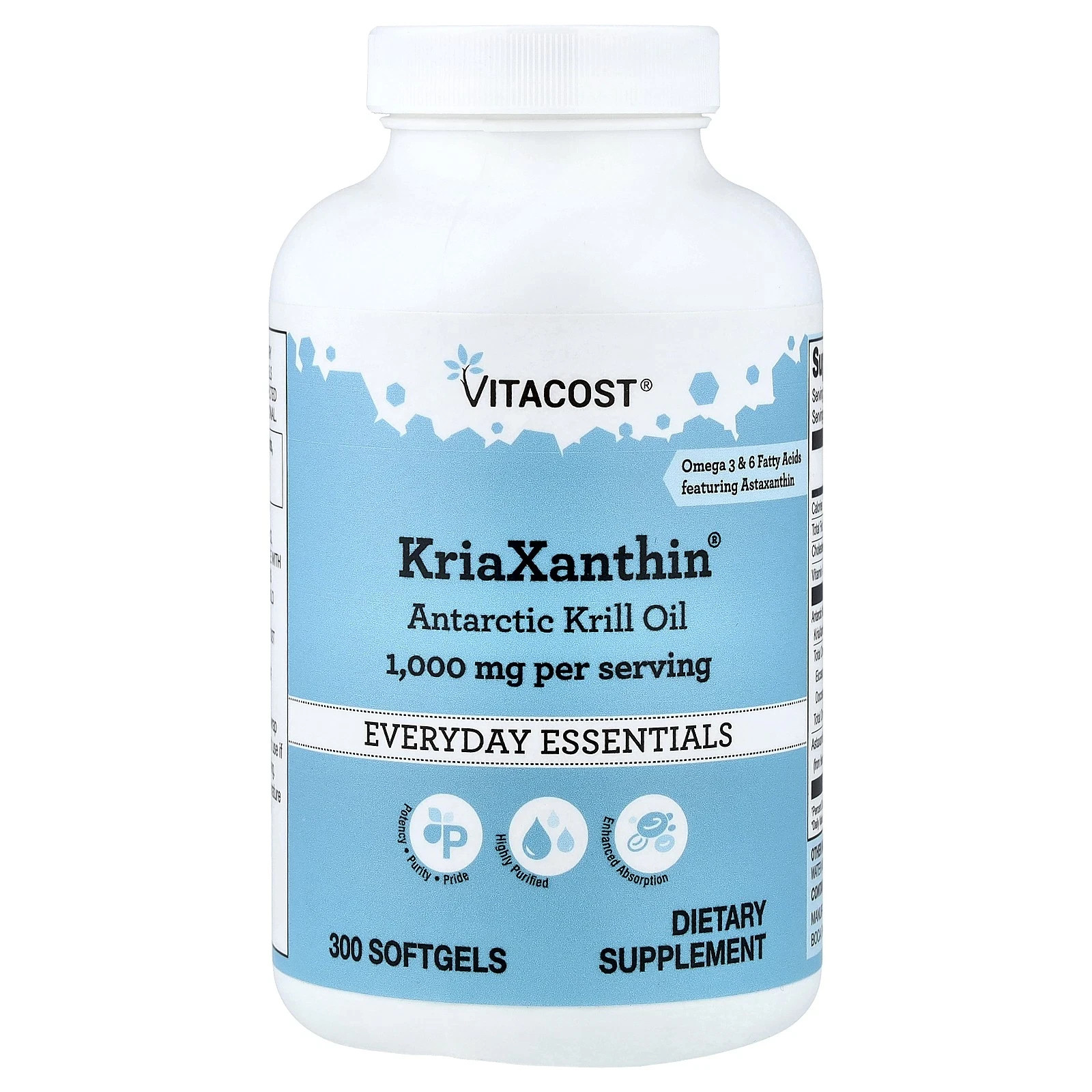 KriaXanthin®, Antarctic Krill Oil, 300 Softgels EXP 06/06/2026