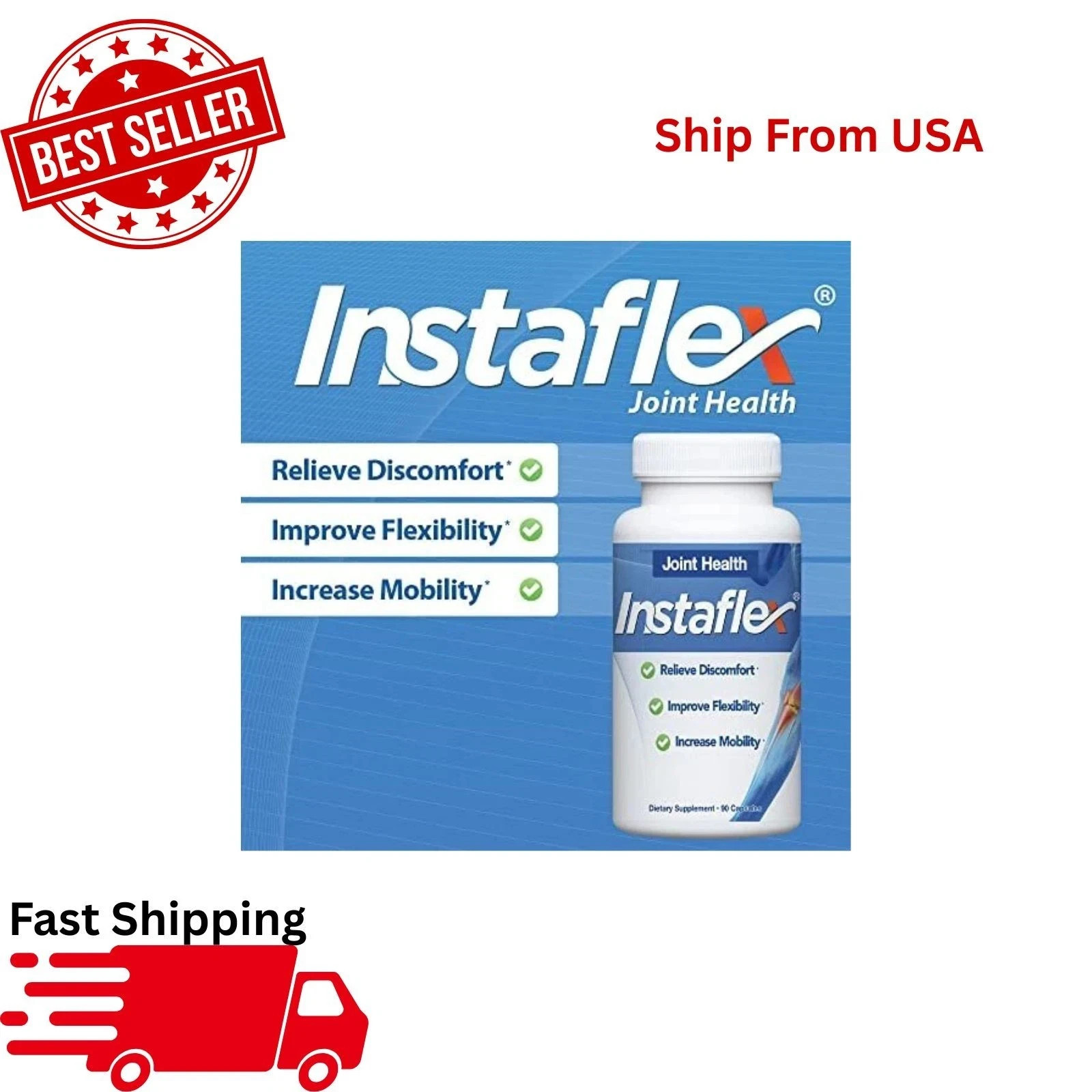 Instaflex Joint Support Supplement – Clinically Studied Joint Relief 90 Capsule