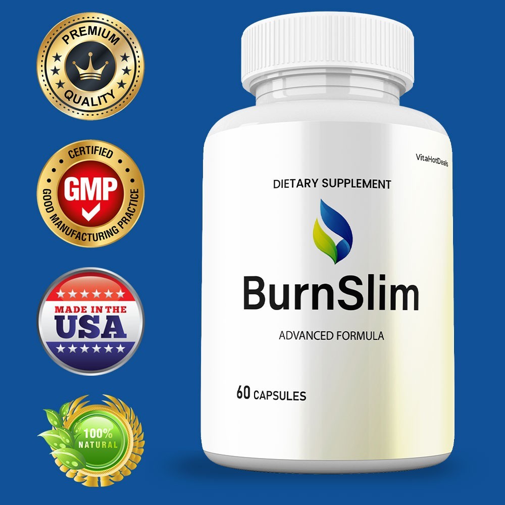BurnSlim Capsules, Max Strength, Burn Slim Natural Supplement (3 pack)