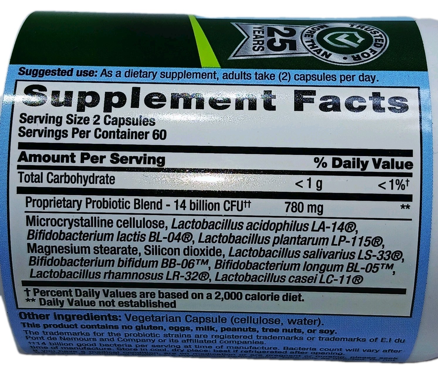 3~ Nutrition Now Pb 8 Pro Biotic Vegetarian Supplement 120 Count. Exp.08/2026