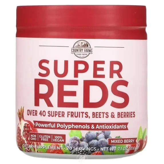 Country Farms Super Reds – Mixed Berry 200 grams (Pack of 3)