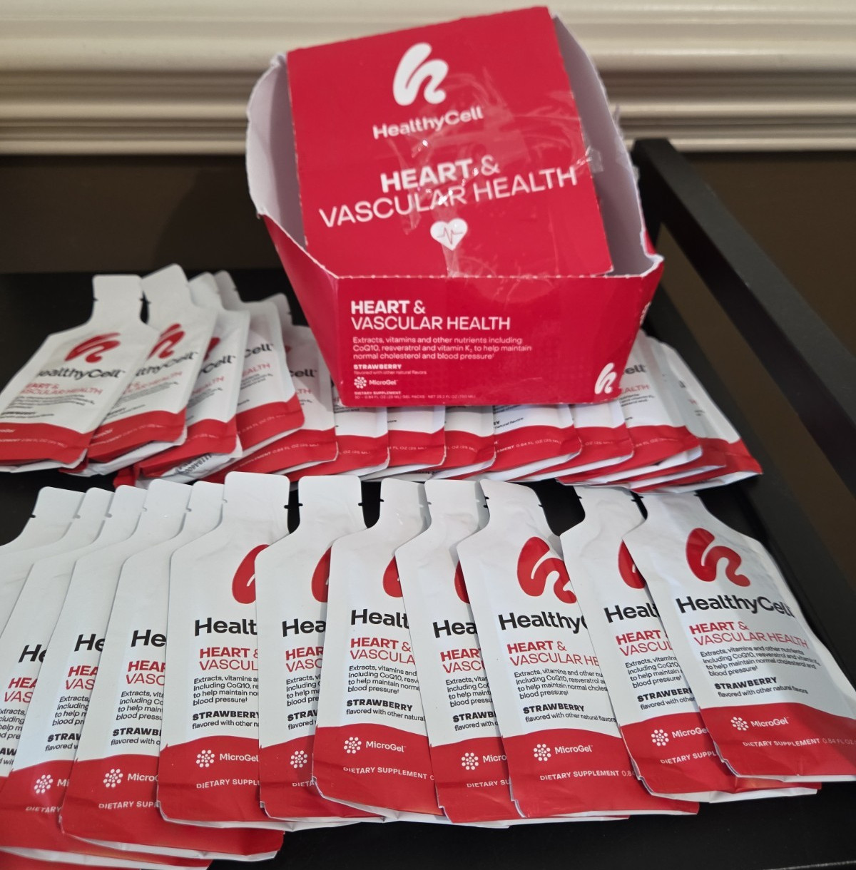 Healthy Cell Heart And Vascular Health Strawberry 25 Count Expires 11/27