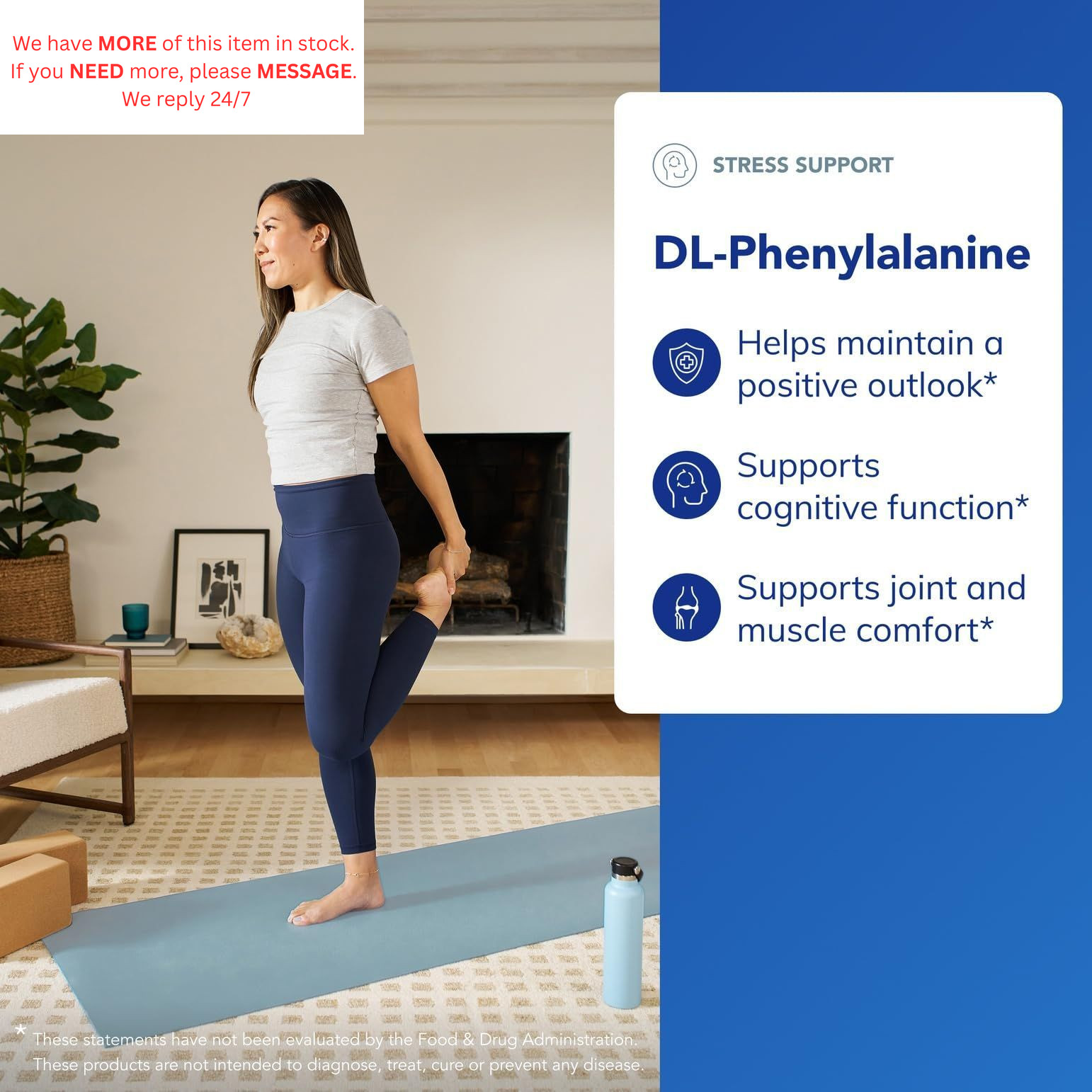 Pure Encapsulations DL-Phenylalanine | Amino Acid 180 Count (Pack of 1)