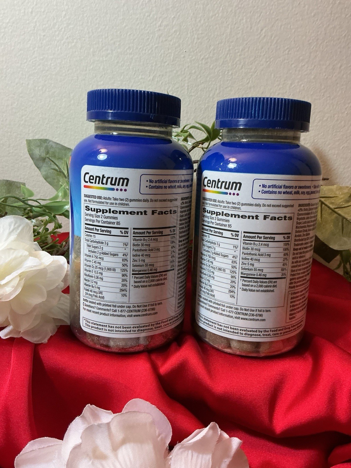 Centrum Men Multigummies Multivitamin Gummy, Assorted Fruit, 170 Ct (2)