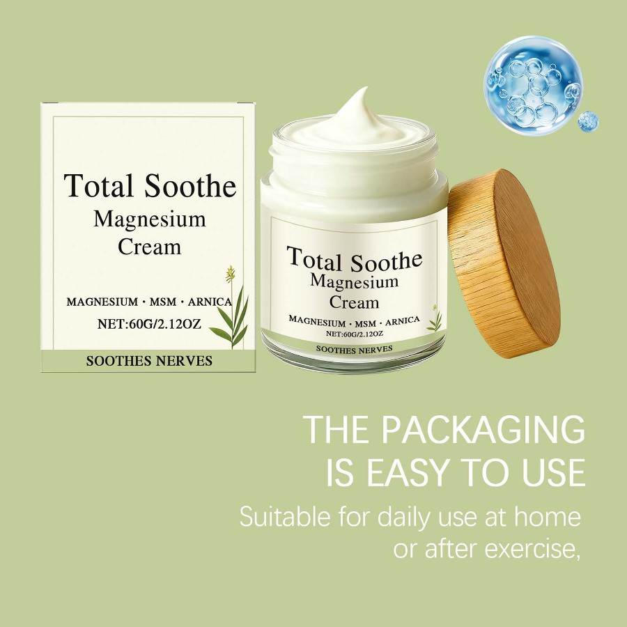 Total Soothe Magnesium Cream Total Relief Magnesium Creams Nerve Pain Relief~