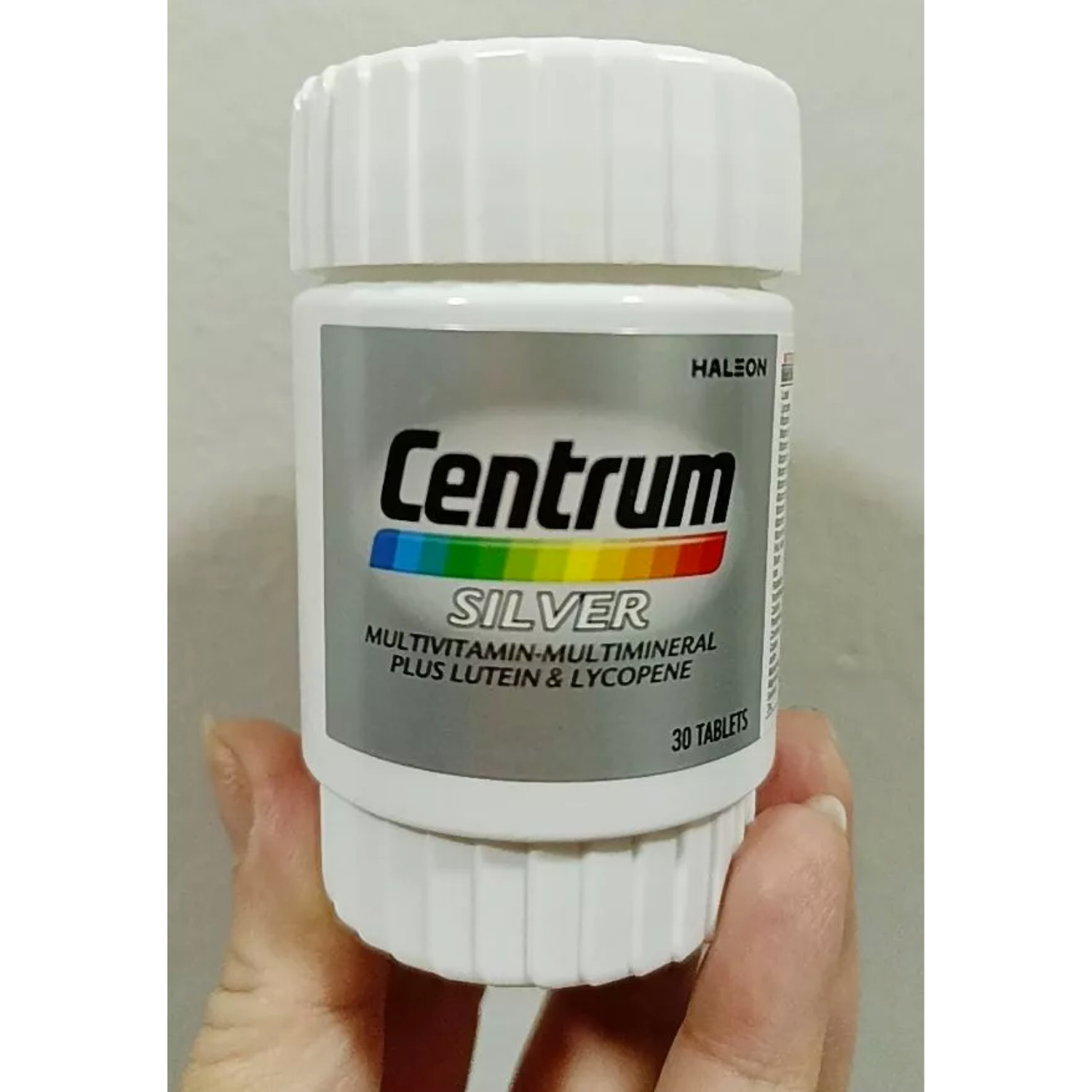 1 Box CENTRUM Silver Multivitamin-Multimineral Plus Lutein & Lycopene 30 Tablets