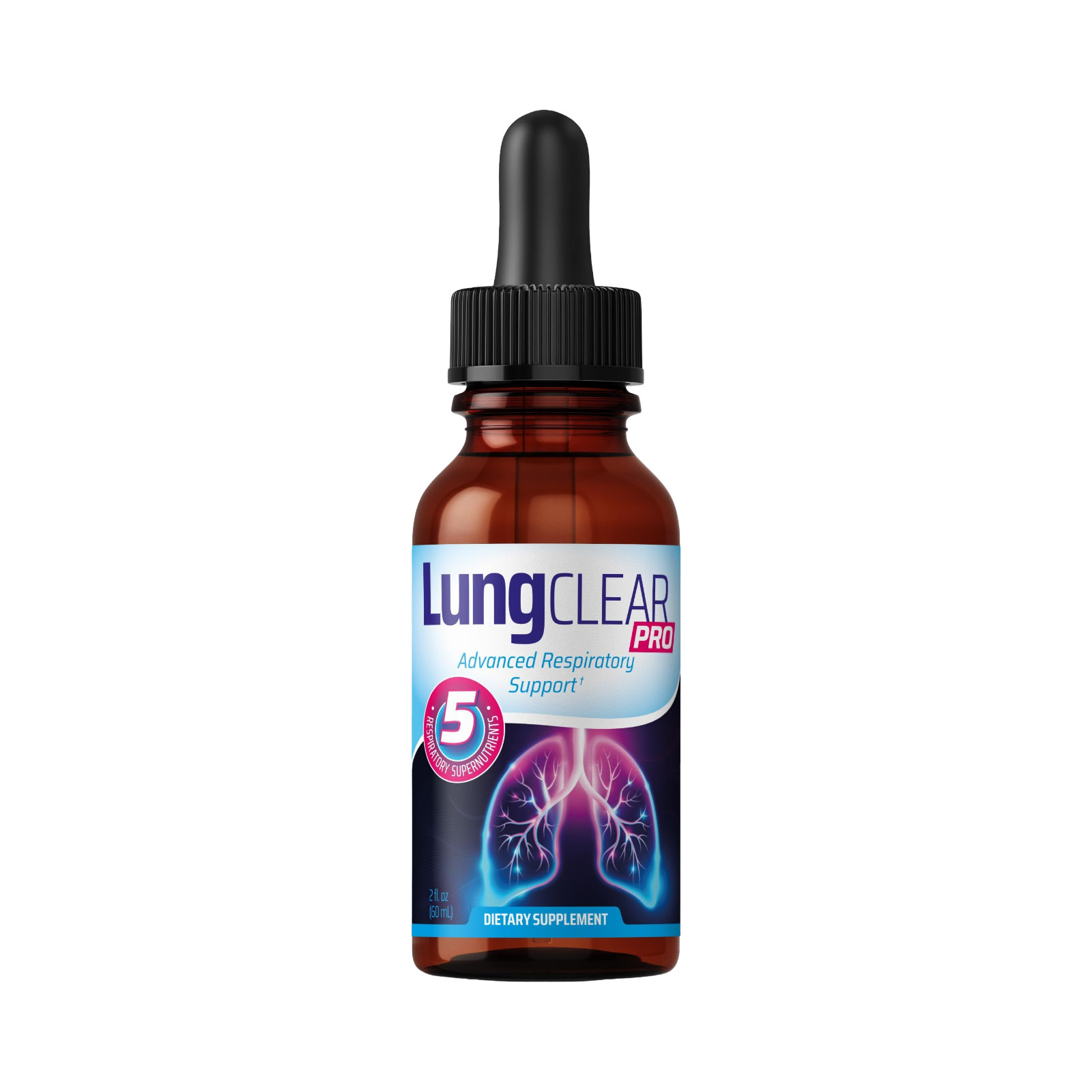 (1-Pack) Lung Clear Pro Drops – LungClear Healthy Lung Support Drops