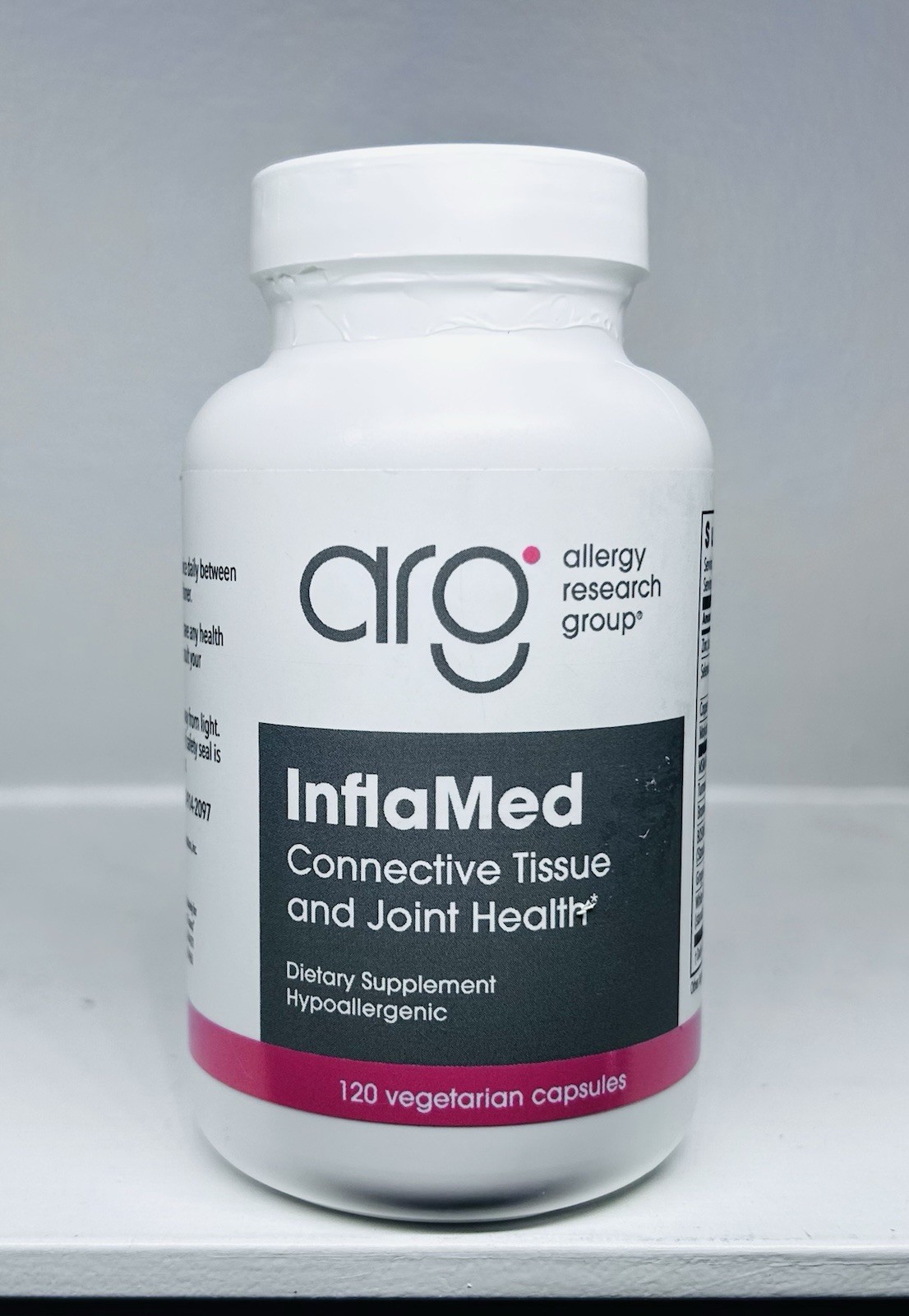 Allergy Research Group Inflamed 120 capsules- New Sealed- Exp 12/31/2026