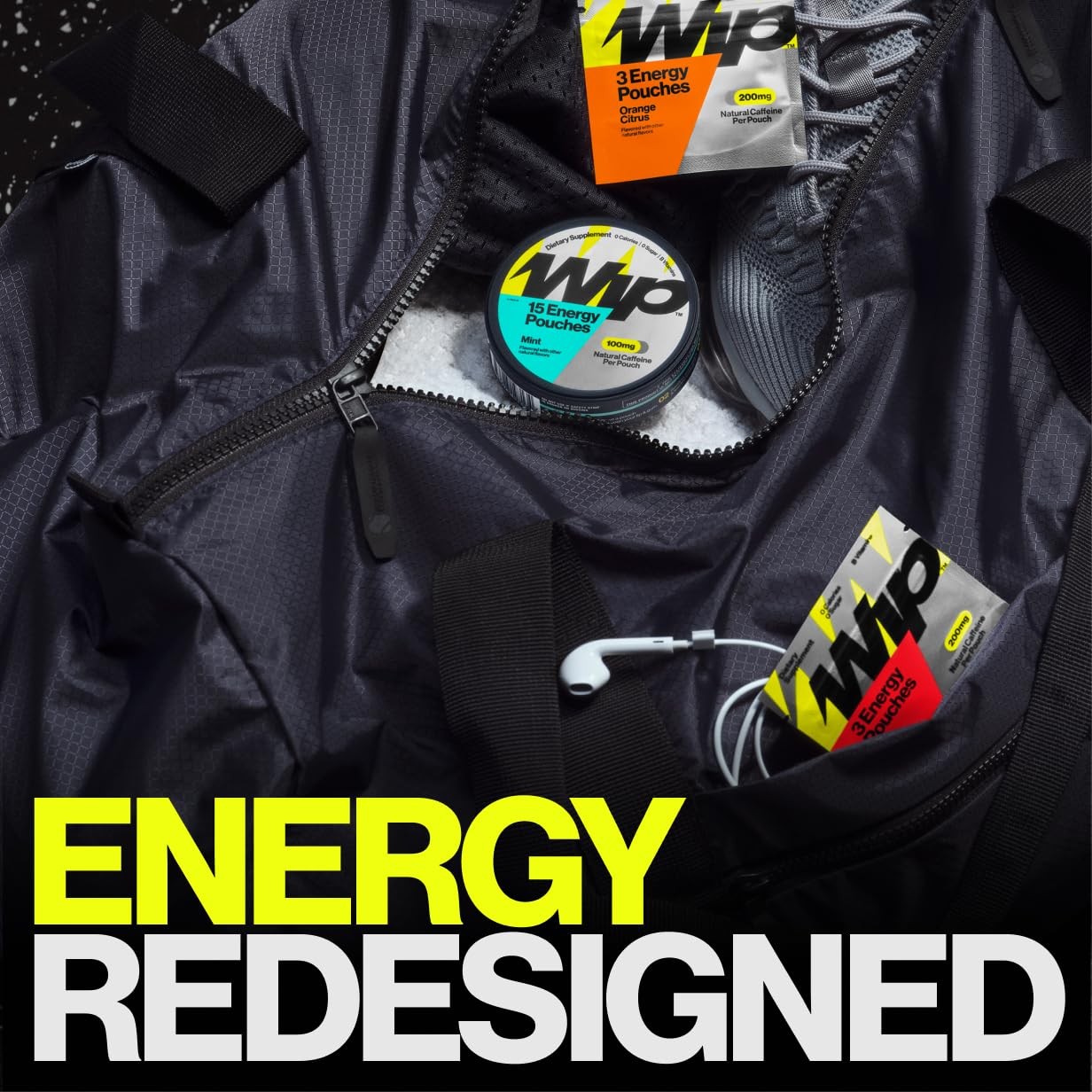 Energy Pouches | 100mg Natural Caffeine | Vitamins and Minerals | 4 Pack Asso…