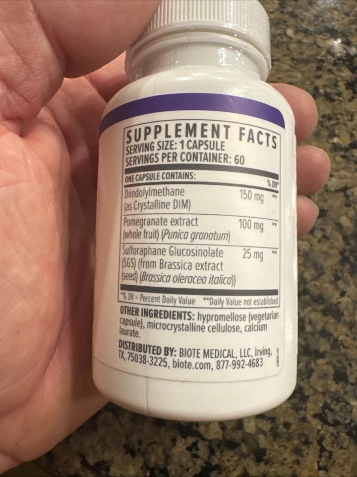 Biote Nutraceutical – DIM SGS+, Hormone + Detox – 60 Capsules