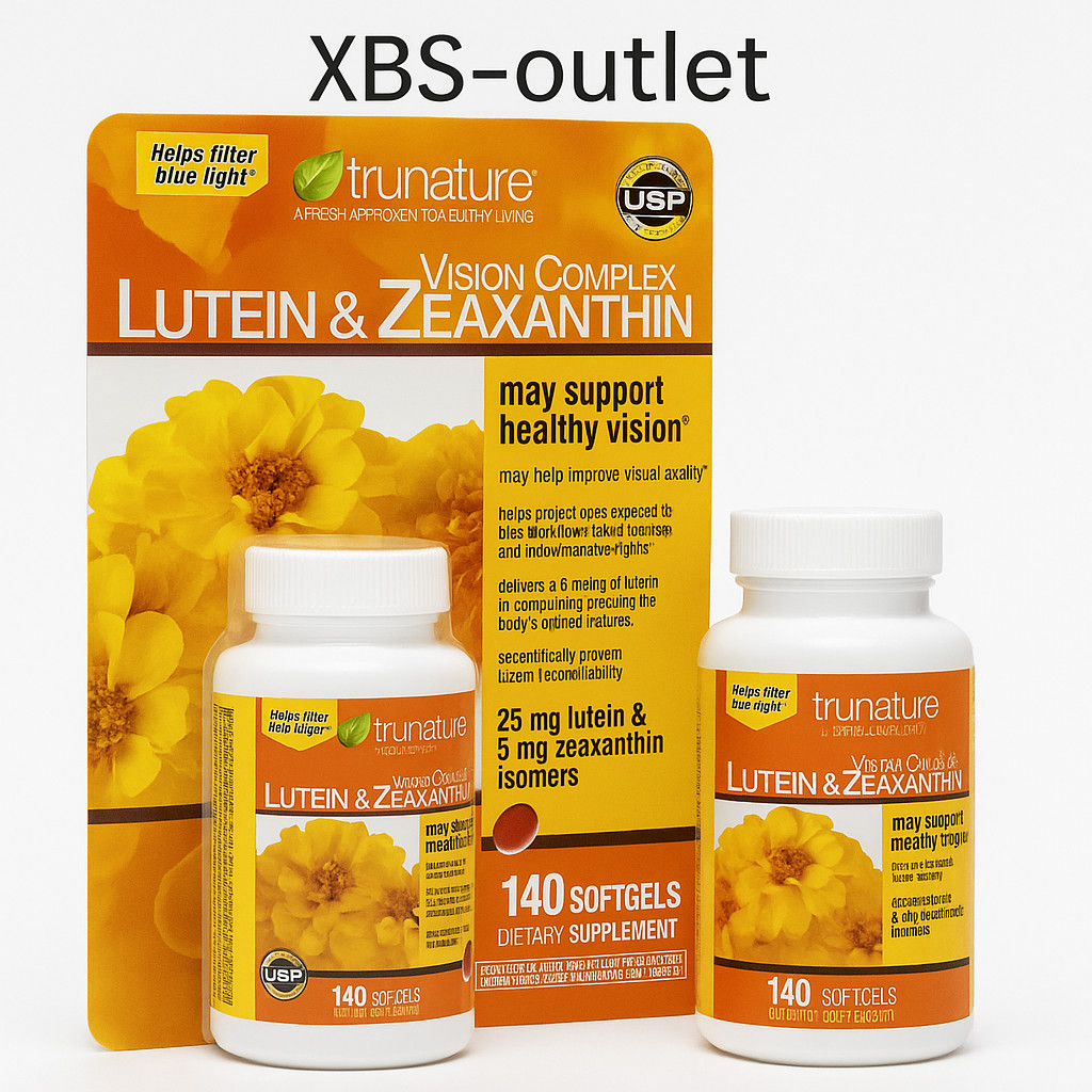 TruNature Vision Softgels Complex Lutein and Zeaxanthin 140 Count
