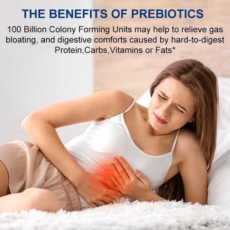Probiotic capsules help alleviate constipation and regulate gut microbiota 120pc