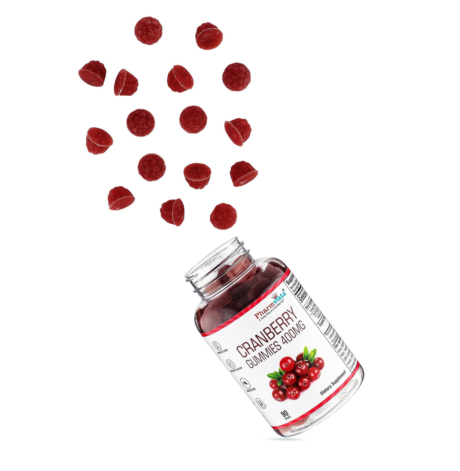 Cranberry Gummies for Kids & Adults 400mg-Gluten Free Allergen Free Nutrient …