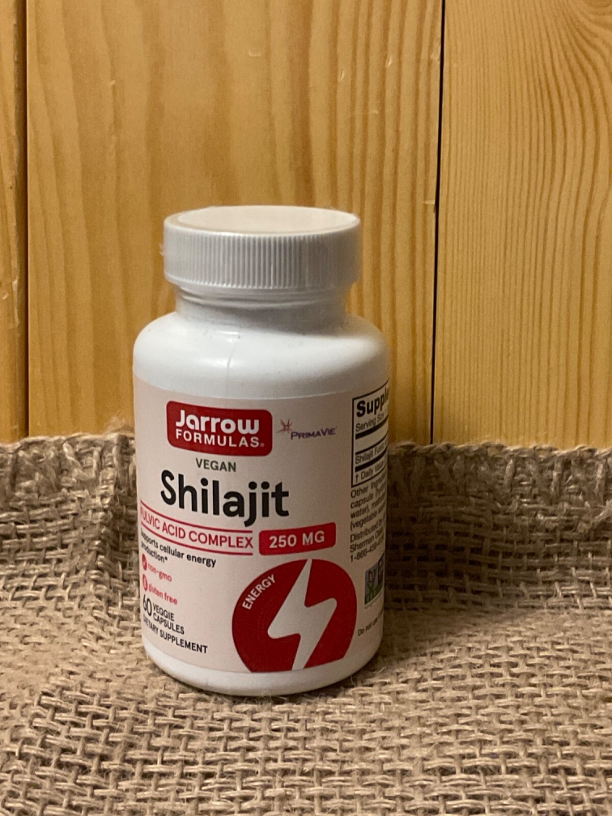 Jarrow Formulas SHILAJIT Fulvic Acid Complex 250Mg 60 Veg Caps Exp 10/2025