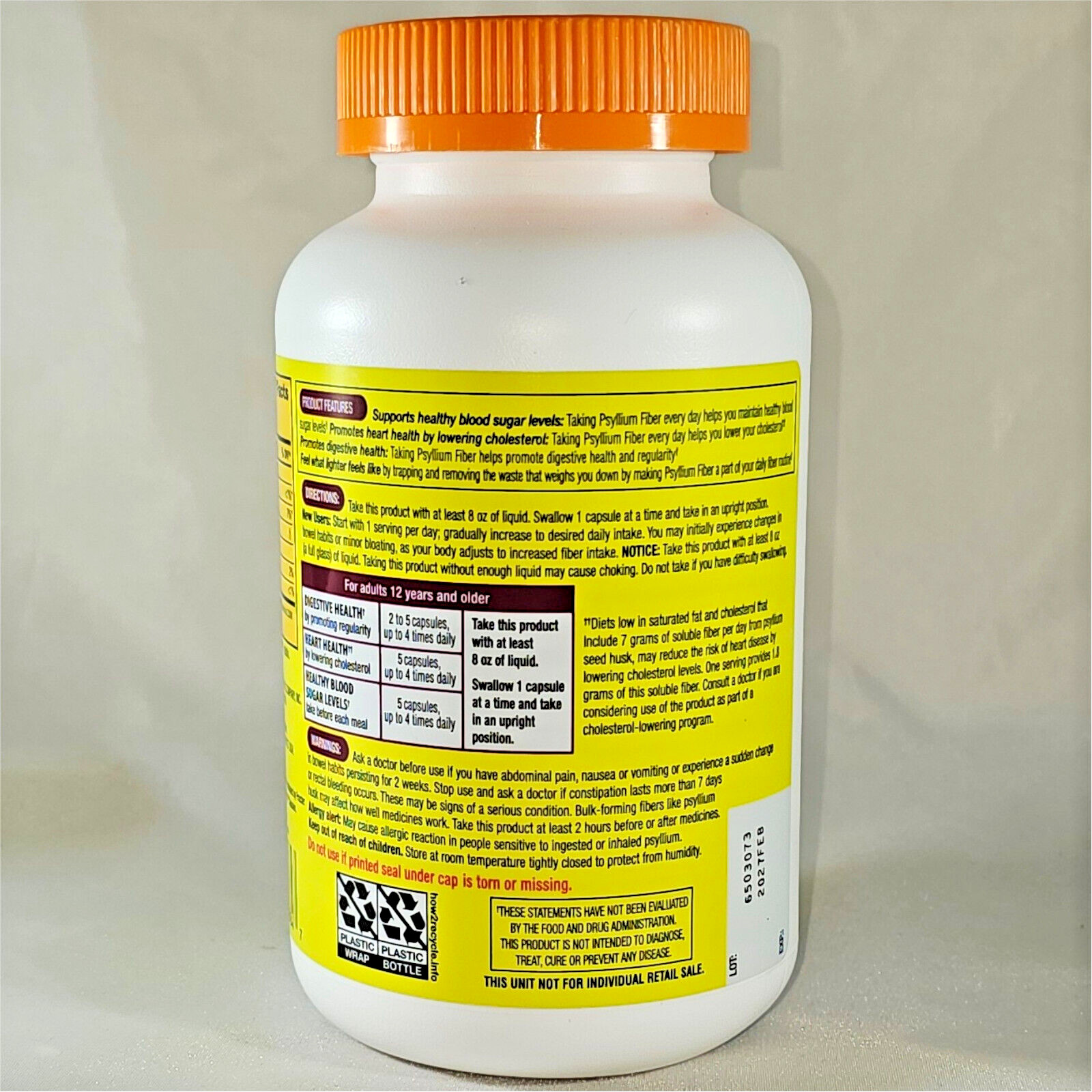 Kirkland Signature Fiber 360 Capsules Compare To Metamucil Caps.100% Na.Psyllium