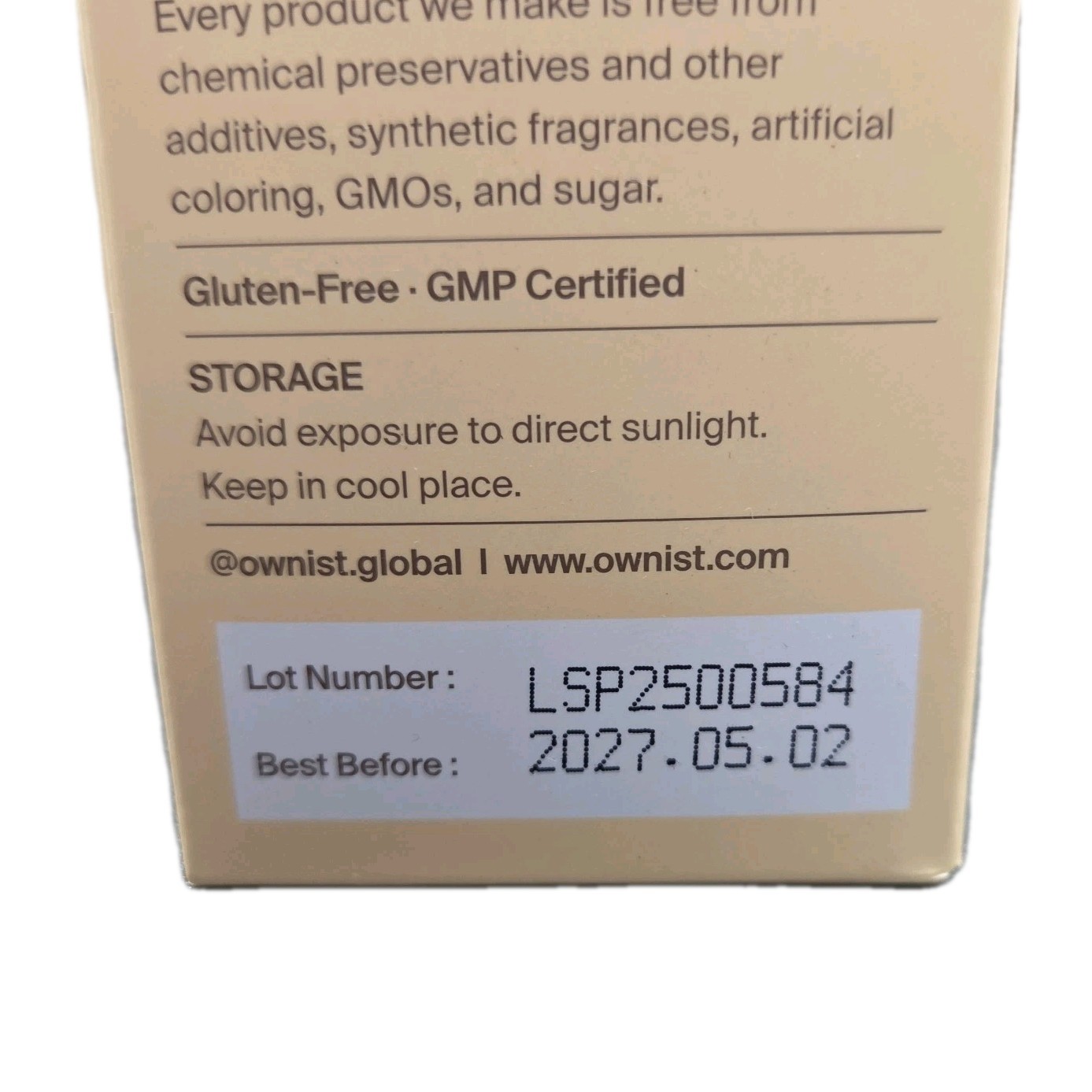 Ownist Triple Collagen Orange Dietary Supplement 14 Packets NEW