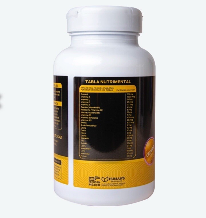 Oxígeno Brain Gold Multivitaminico-Concentración -100 Tbs Humans Health Labs