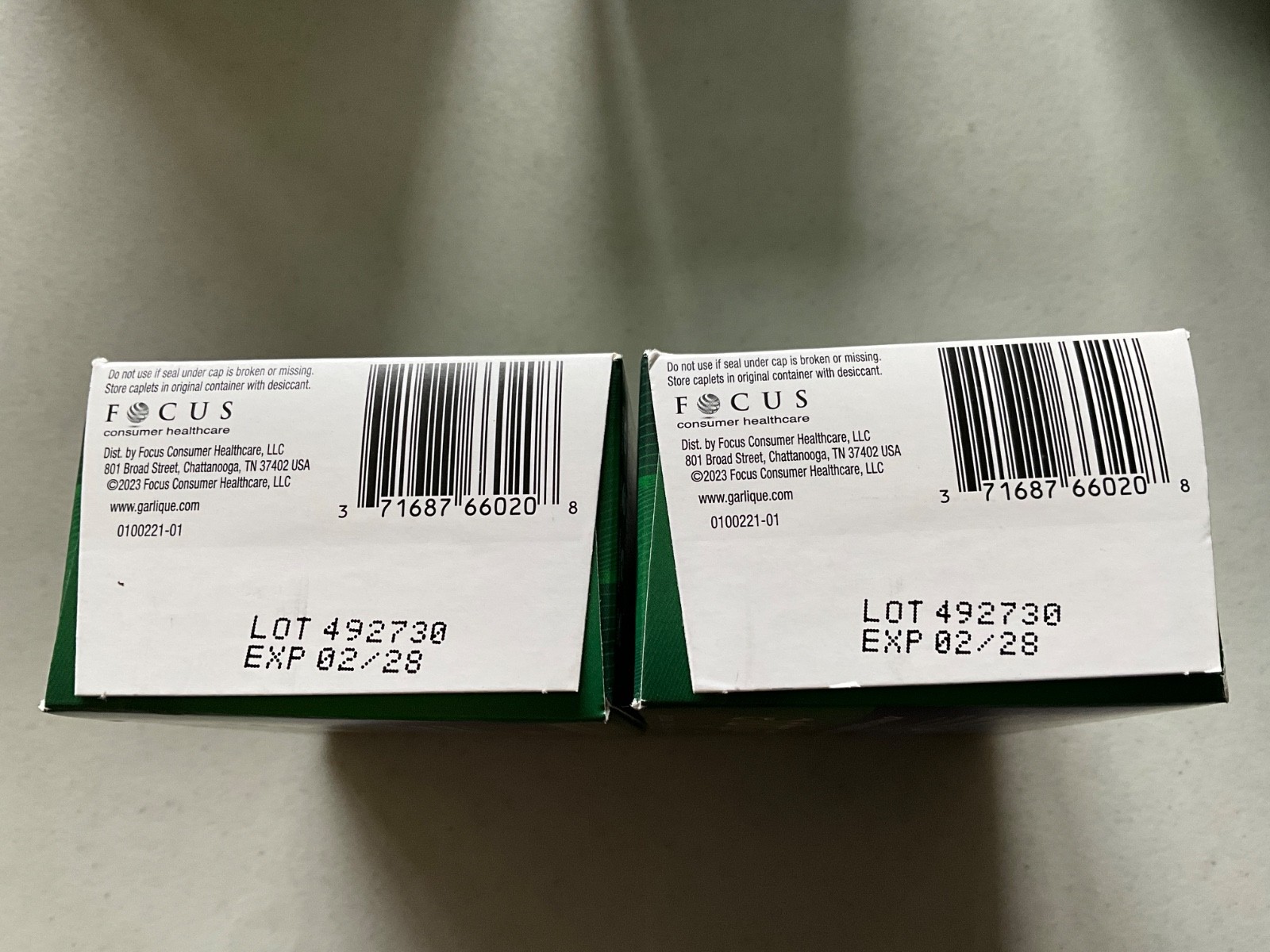 (2) New Boxes Garlique Healthy Blood Pressure Formula 02/28