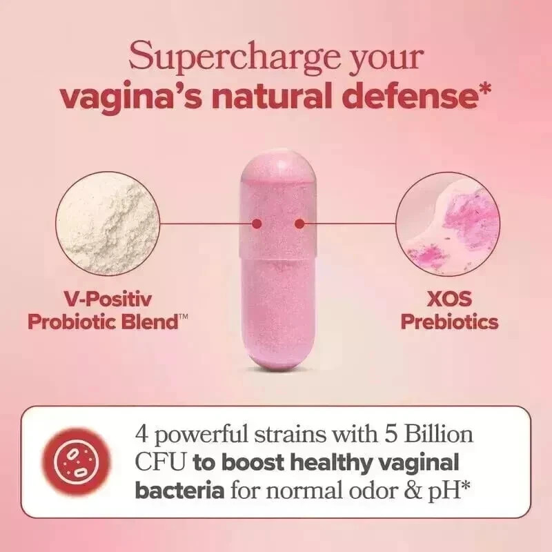 URO Vaginal Probiotics for Women pH Balance with Prebiotics & Lactobacillus Prob