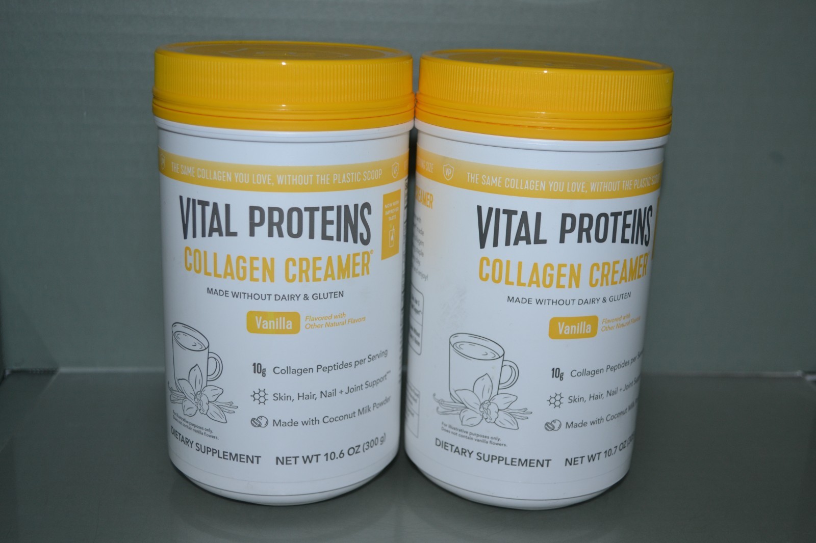 (2) Vital Proteins Vanilla Collagen Creamer, 10.6 oz Powder, Exp. 06/2026+