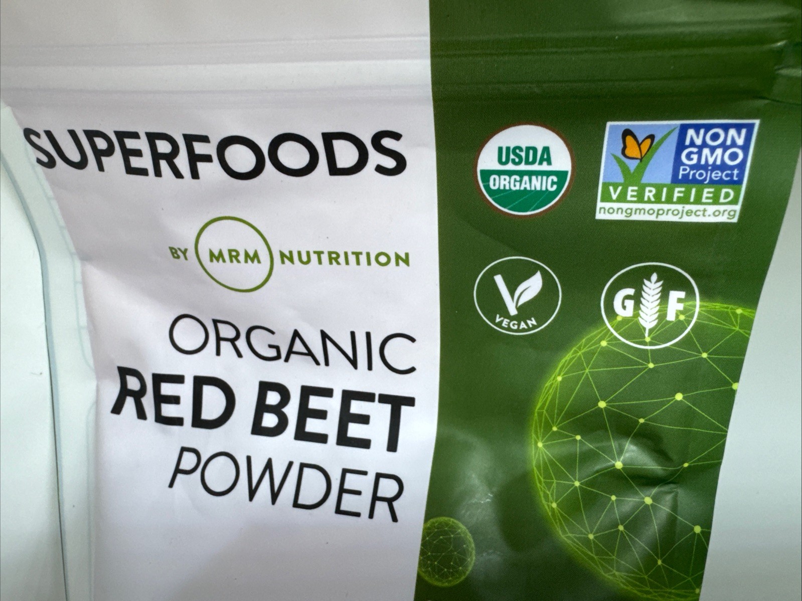Organic Red Beet Powder 240 g EcoFriendly Gluten-Free Non-GMO Exp 12/2027-New-US