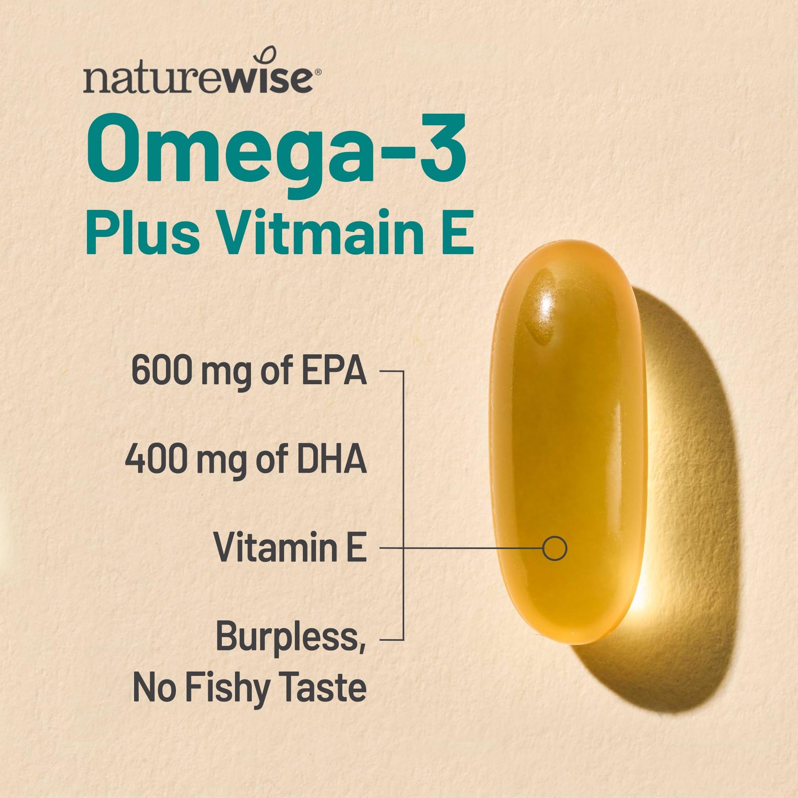 Extra-Strength Omega 3 Fish Oil Supplement – 1000mg per Serving – 600 EPA & 4…