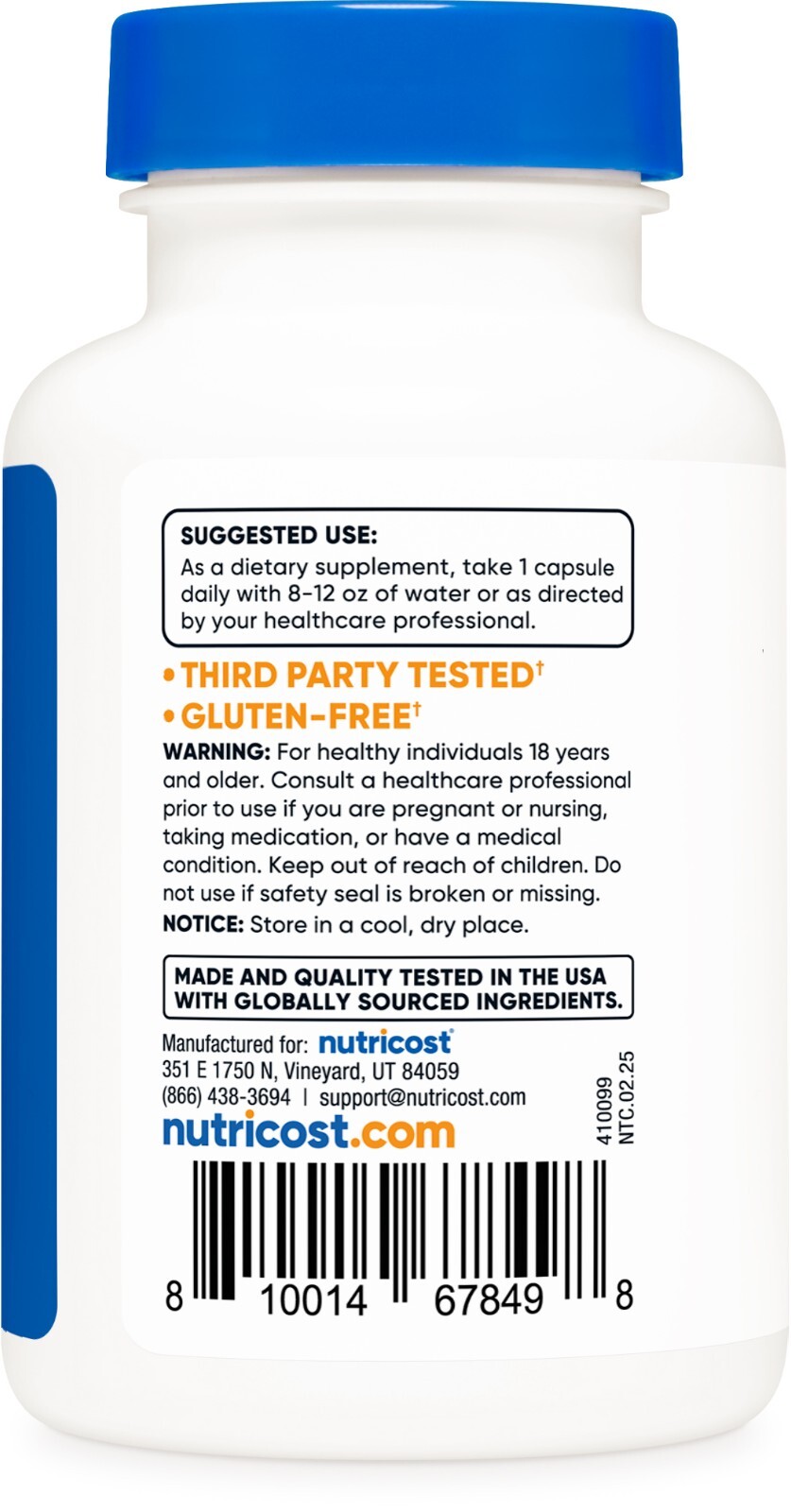 Nutricost Vitamin B12 (Methylcobalamin) 2000mcg, 120 Capsules – Vegetarian Caps