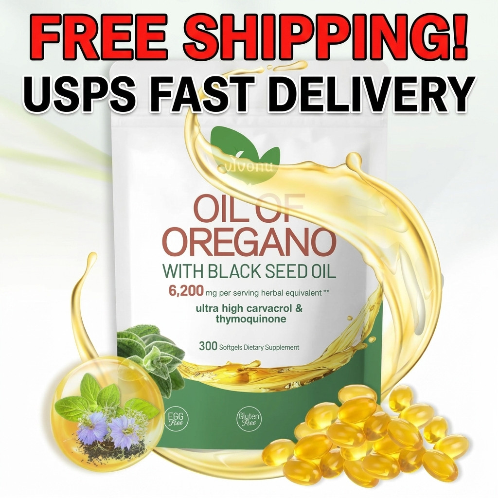 Powerful Synergy: Oregano Oil with Black Seed Oil.Immune Boosting Capsules