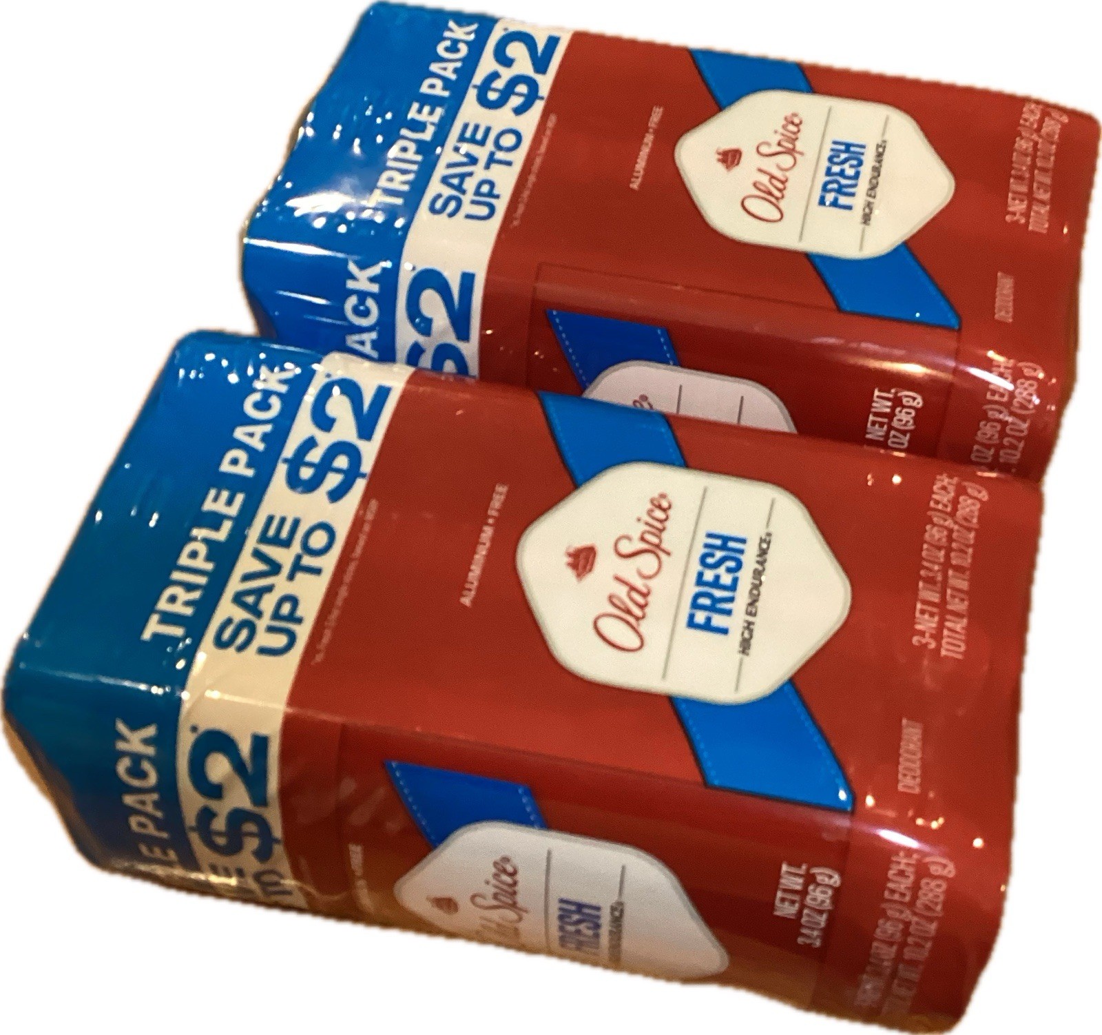 6 x Old Spice Aluminum Free Deodorant For Men, High 3.4 Ounce 2 (Packs of 3)