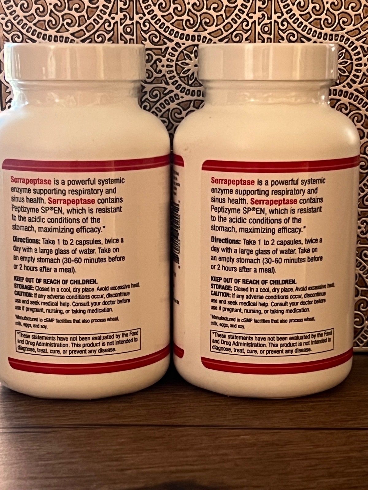 AST Enzymes Serrapeptase 80,000 SPU – 120 Vegetarian Capsules Premium Natura…