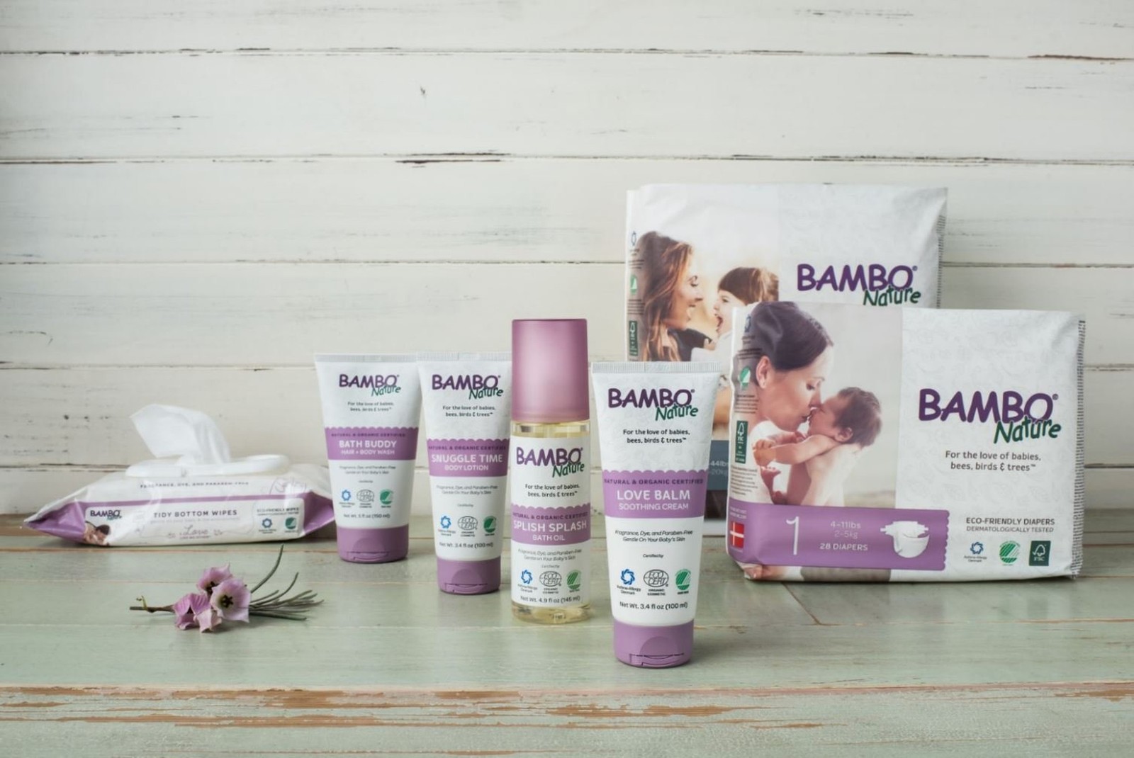 Bambo Nature Love Balm Soothing Cream, 3.4 fl oz Tube, 1 Count (Pack of 4)