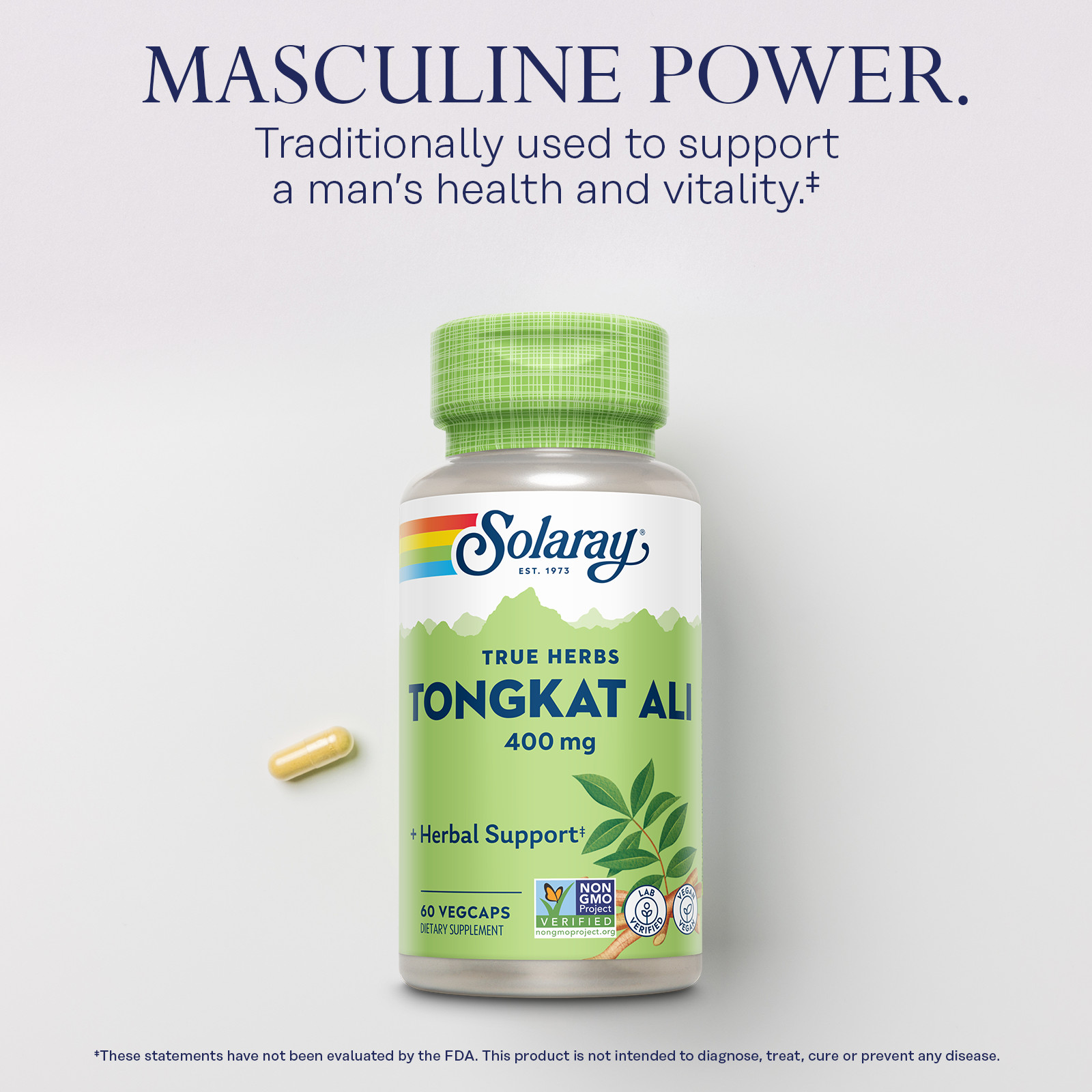 Solaray Tongkat Ali Root 400mg | Traditional Support | 60 VegCaps