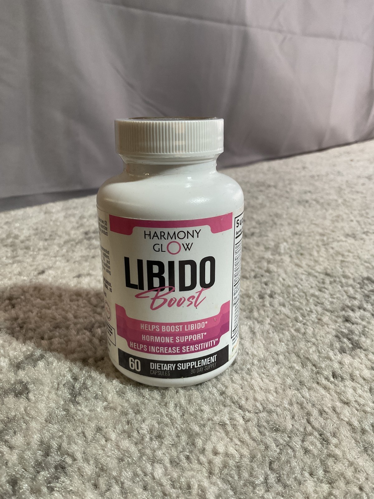 Harmony Glow LIBIDO BOOST Passion & Aphrodisiac Support for Adult Women 60 Caps