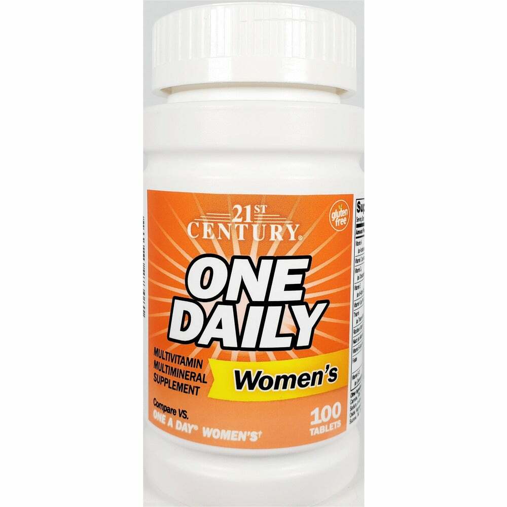 21st Century One Daily Womens Multivitamin Tablets 100ct – Exp Date 10-2026