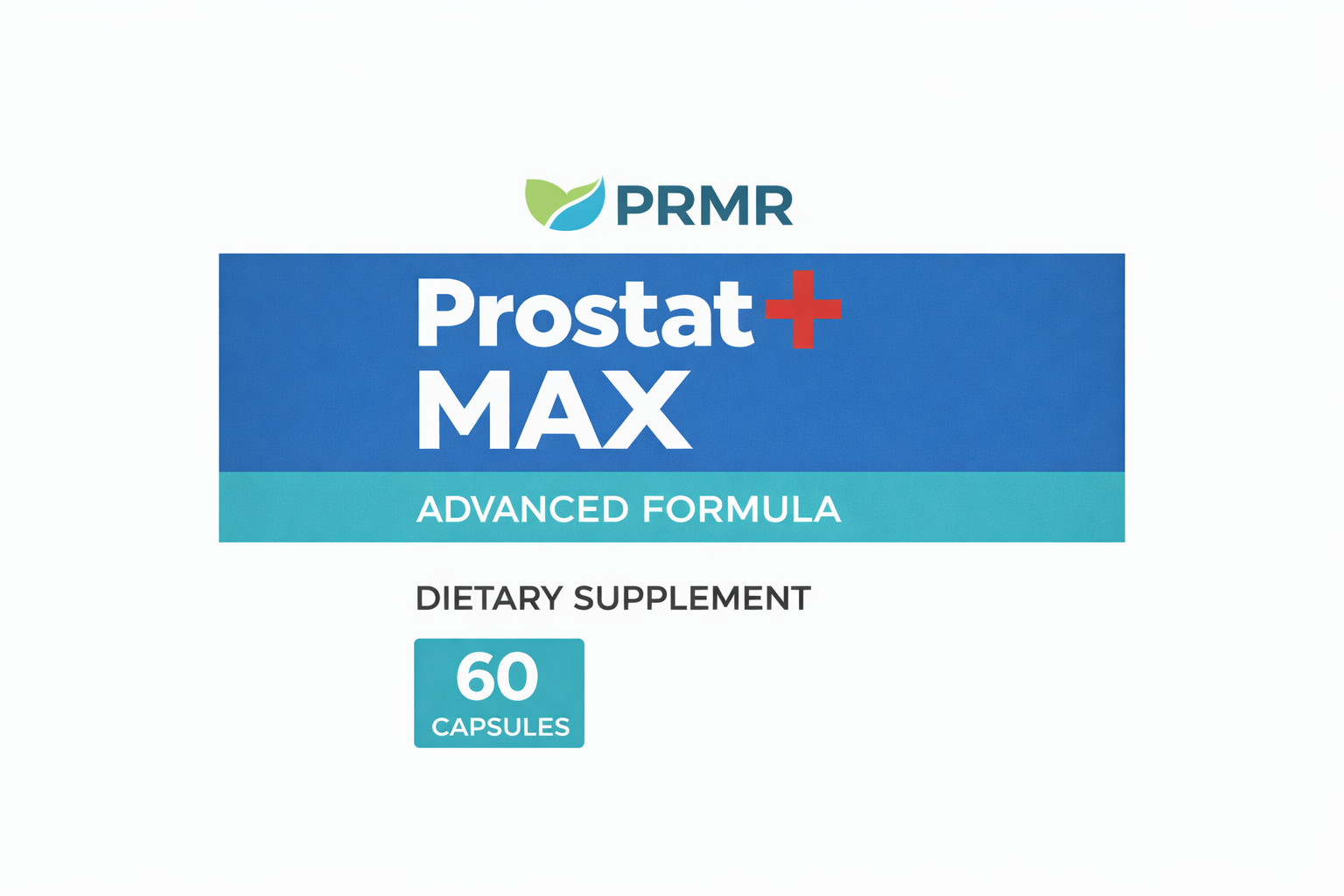PRMR Prostat+ Max Dietary Supplement Advanced Formula 60 Capsules Daily Use