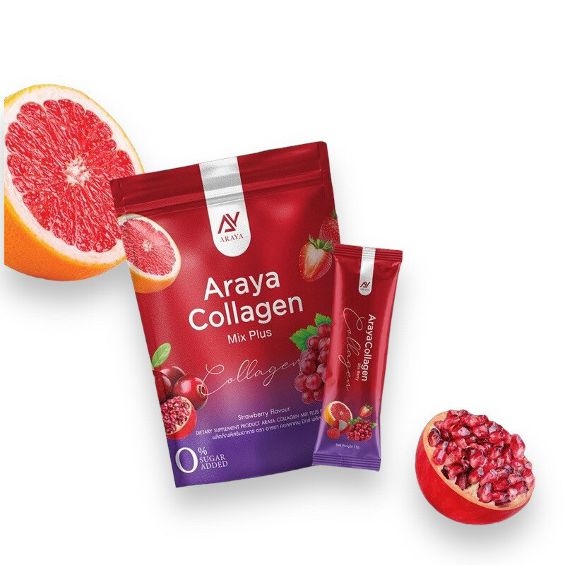 6X ARAYA Collagen Mix Plus Reduce Dark Spot Brightening Skin Supplement Drink