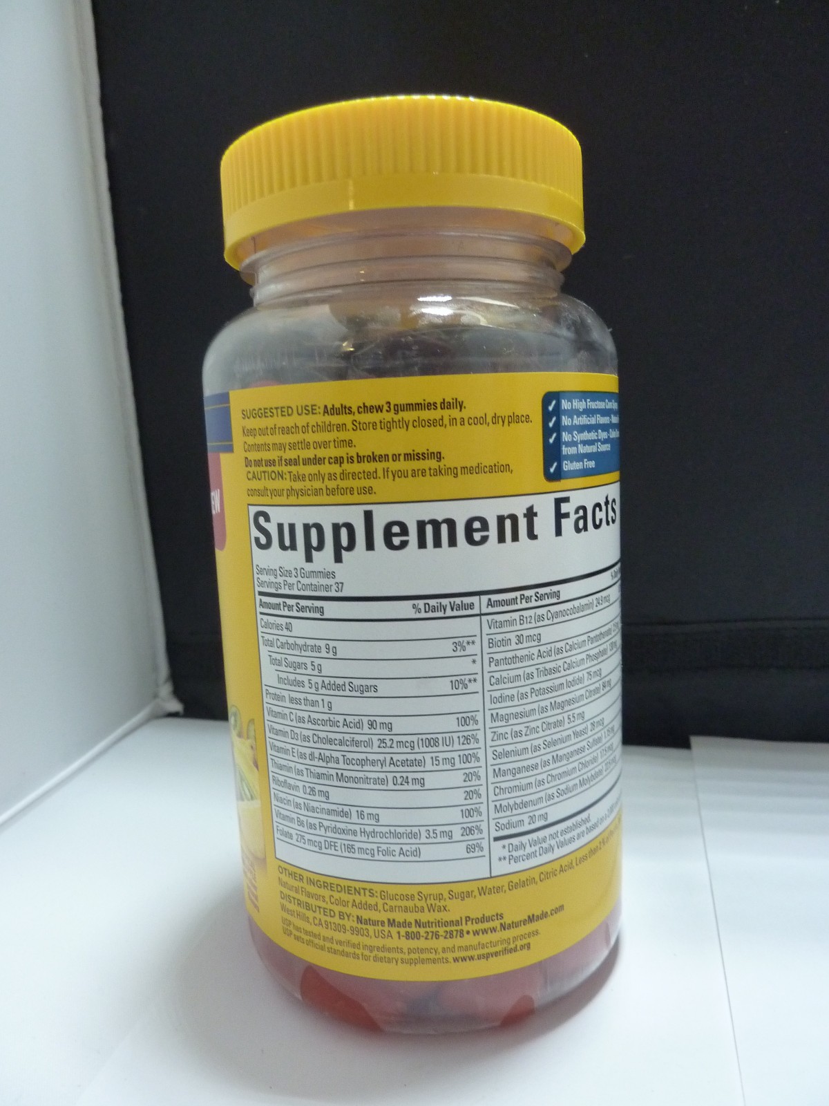 Nature Made ADVANCED Multi 50+ For Him 111 Gummies Exp NOV/2027