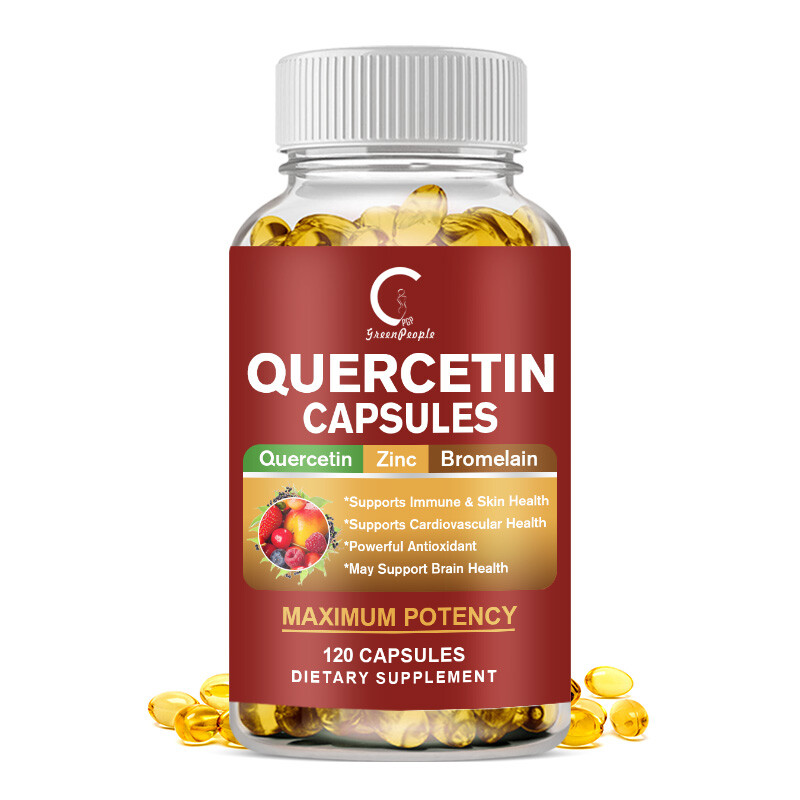 Quercetin with Bromelain & Zinc – Natural Immune Support Supplement 600MG 120pcs