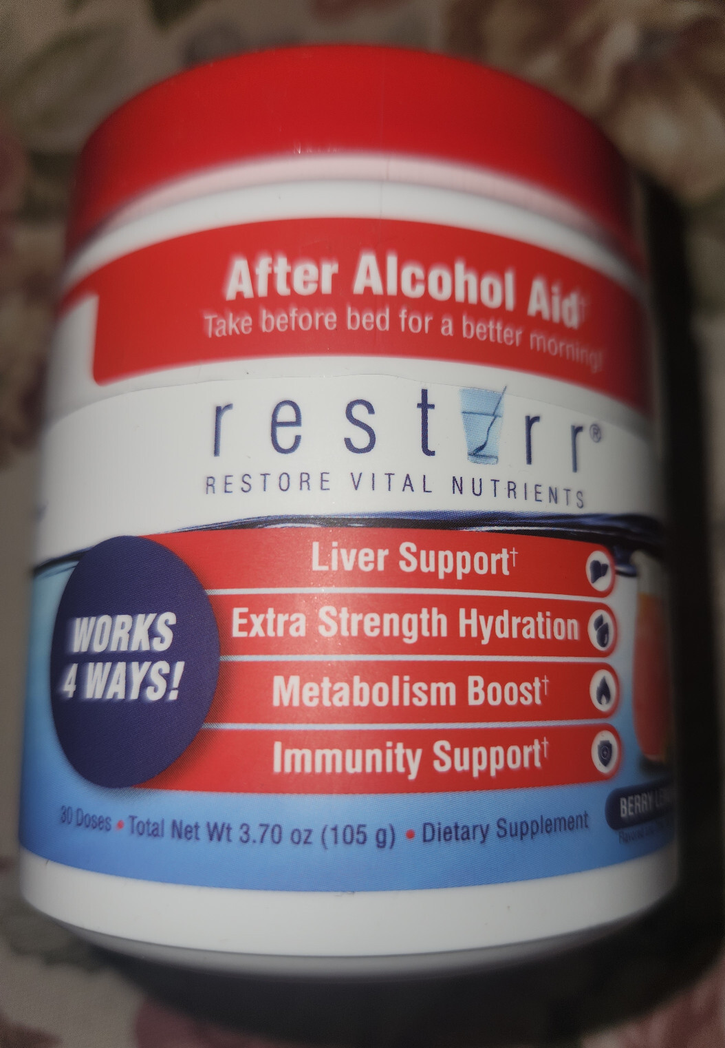After Alcohol Aid ~ Restirr ~ Restore Vital Nutrients