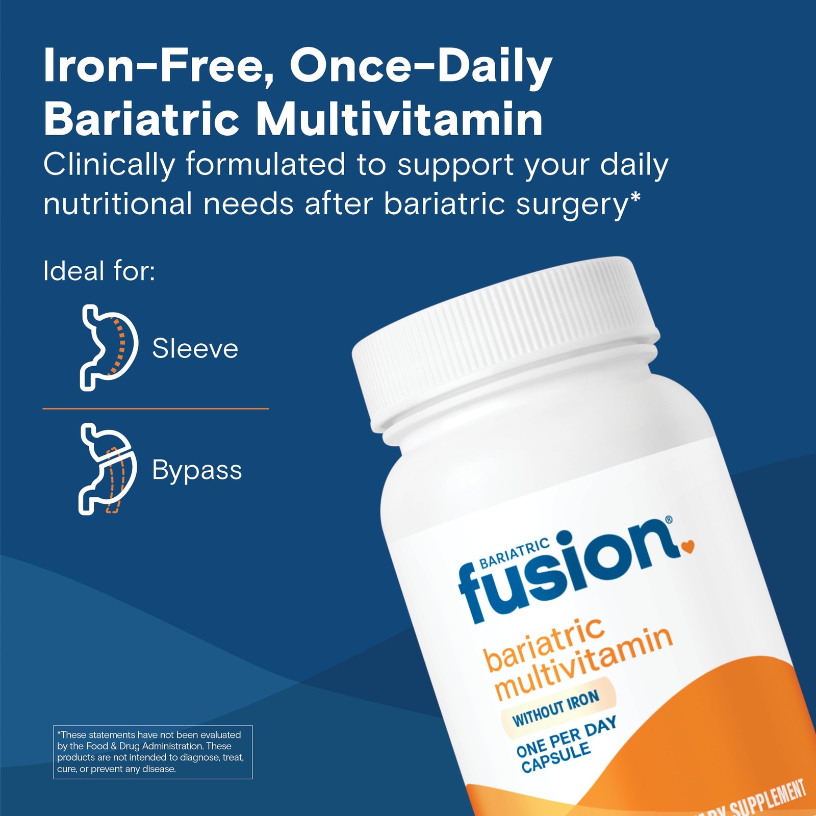 Bariatric Fusion Bariatric Multivitamin Without Iron | 1 Per Day | Post Surge…