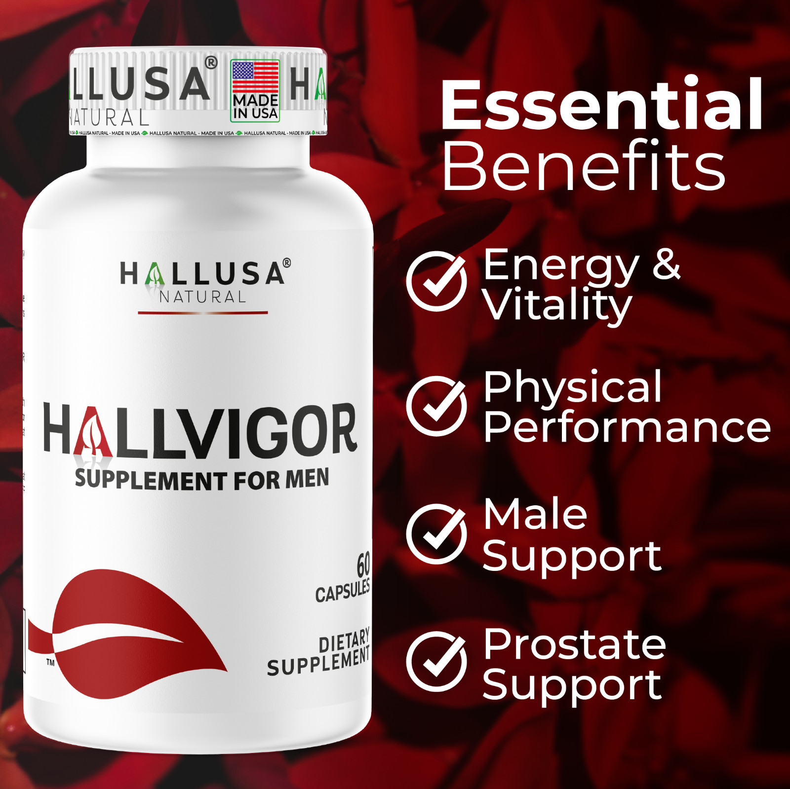 HALLPROST & HALLVIGOR – Complete Treatment for Men – Prostatic well-being 120Cap